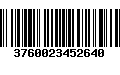 Código de Barras 3760023452640