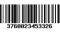 Código de Barras 3760023453326