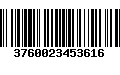 Código de Barras 3760023453616