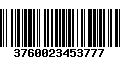 Código de Barras 3760023453777