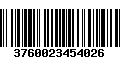 Código de Barras 3760023454026