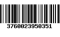 Código de Barras 3760023950351