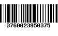 Código de Barras 3760023950375