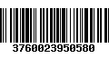 Código de Barras 3760023950580