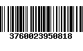 Código de Barras 3760023950818