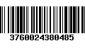 Código de Barras 3760024380485