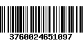 Código de Barras 3760024651097