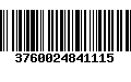 Código de Barras 3760024841115