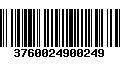 Código de Barras 3760024900249