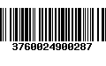 Código de Barras 3760024900287