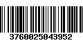 Código de Barras 3760025043952