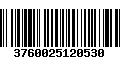 Código de Barras 3760025120530