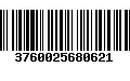 Código de Barras 3760025680621