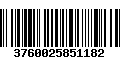 Código de Barras 3760025851182