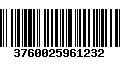 Código de Barras 3760025961232