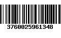 Código de Barras 3760025961348