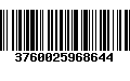 Código de Barras 3760025968644