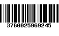 Código de Barras 3760025969245