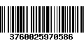 Código de Barras 3760025970586