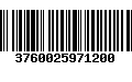 Código de Barras 3760025971200