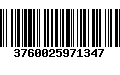 Código de Barras 3760025971347