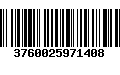 Código de Barras 3760025971408