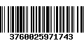 Código de Barras 3760025971743