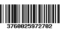 Código de Barras 3760025972702