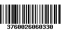 Código de Barras 3760026060330