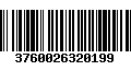 Código de Barras 3760026320199