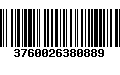 Código de Barras 3760026380889