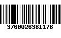 Código de Barras 3760026381176