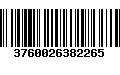 Código de Barras 3760026382265