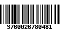 Código de Barras 3760026780481