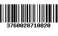 Código de Barras 3760028710820