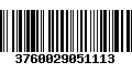 Código de Barras 3760029051113