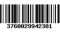 Código de Barras 3760029942381