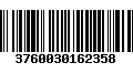 Código de Barras 3760030162358