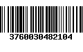 Código de Barras 3760030482104