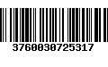 Código de Barras 3760030725317