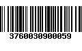 Código de Barras 3760030900059