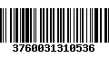 Código de Barras 3760031310536