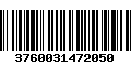 Código de Barras 3760031472050