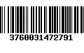 Código de Barras 3760031472791