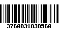 Código de Barras 3760031830560