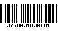 Código de Barras 3760031830881