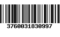 Código de Barras 3760031830997