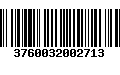 Código de Barras 3760032002713