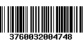 Código de Barras 3760032004748