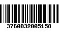 Código de Barras 3760032005158